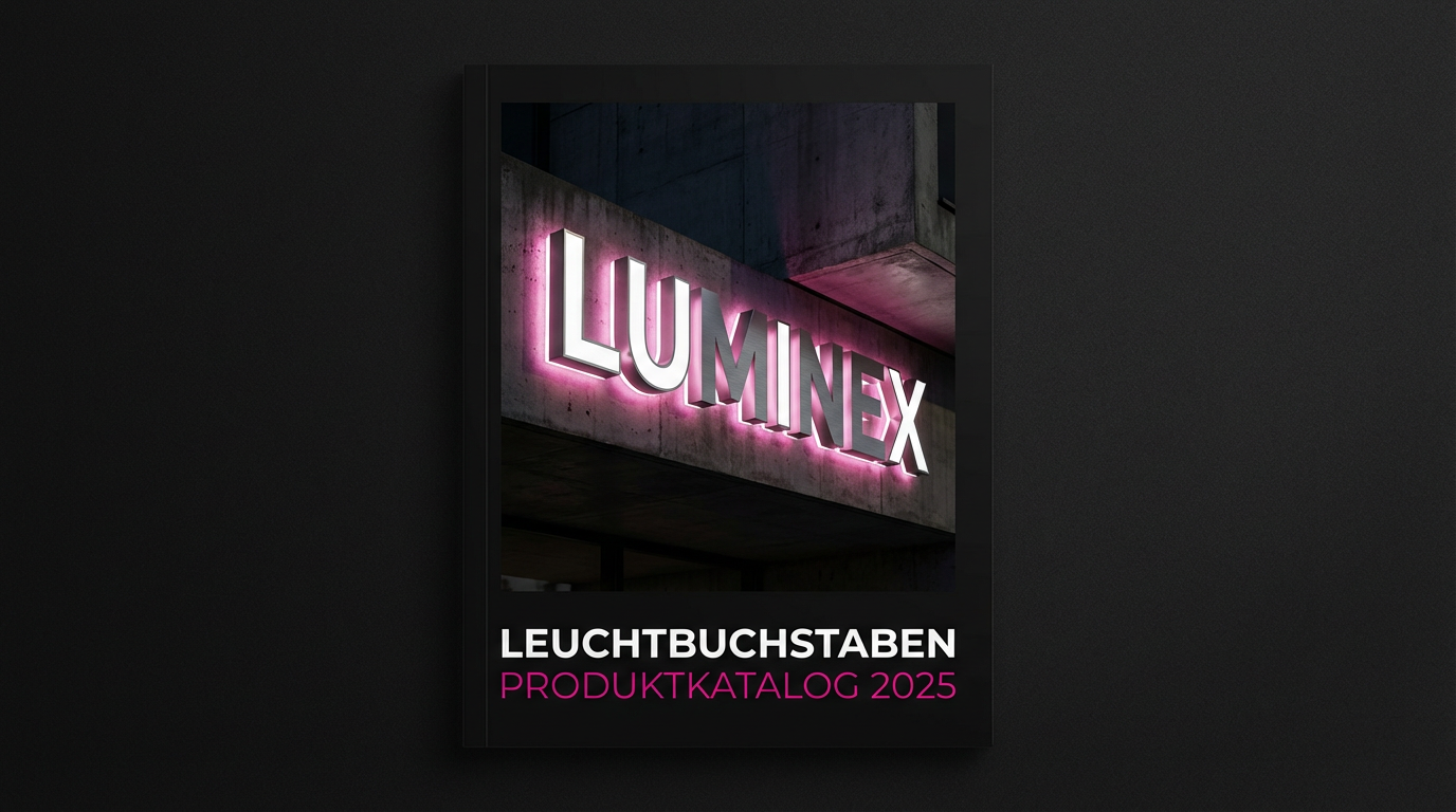 Leuchtbuchstaben Katalog